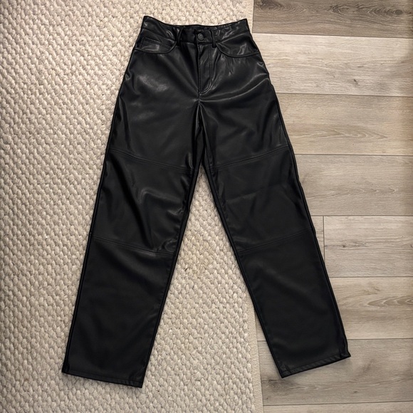 Garage Pants - Women’s Black Leather Pants